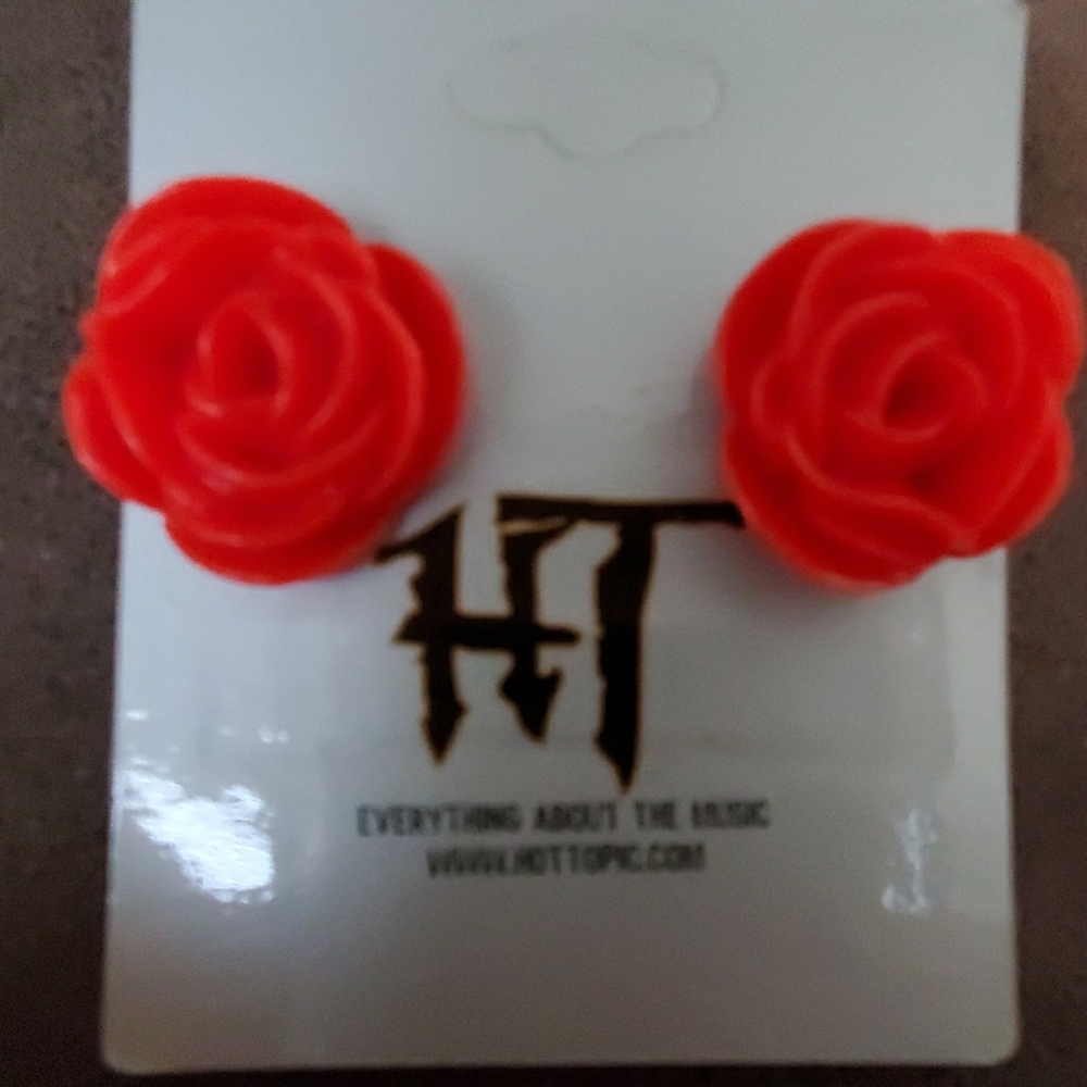Rose Post Earrings
